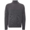 None Of The Above Cashmere Blend Roll Neck Jumper - Grey