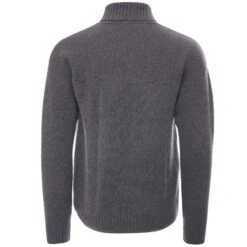None Of The Above Cashmere Blend Roll Neck Jumper - Grey -Emporio Clothing Shop none of the above cashmere blend roll neck jumper grey p51474 694691 image