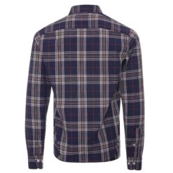 None Of The Above Check Shirt - Navy -Emporio Clothing Shop none of the above check shirt navy p53332 723127 image