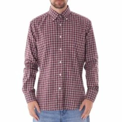 None Of The Above Check Shirt - Red