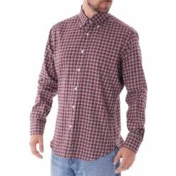 None Of The Above Check Shirt - Red -Emporio Clothing Shop none of the above check shirt red p43221 420905 image