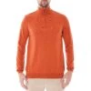 None Of The Above Knitted Half Zip - Orange