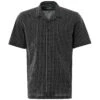 None Of The Above Made In Italy Daytona Short Sleeve Shirt - Black Check -Emporio Clothing Shop none of the above made in italy daytona short sleeve shirt black check p45995 510212 image