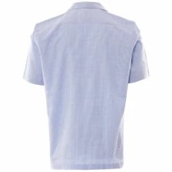 None Of The Above Made In Italy Short Sleeve Shirt - Light Blue -Emporio Clothing Shop none of the above made in italy short sleeve shirt light blue p45997 509977 image