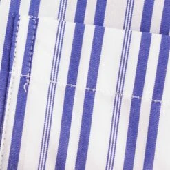 None Of The Above Made In Italy Stripe Short Sleeve Shirt - White/Navy -Emporio Clothing Shop none of the above made in italy stripe short sleeve shirt white navy p45999 510122 image