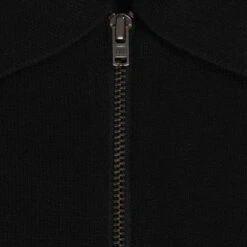 None Of The Above Zip Polo Shirt - Black -Emporio Clothing Shop none of the above zip polo shirt black p59086 867512 image