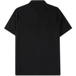 None Of The Above Zip Polo Shirt - Black -Emporio Clothing Shop none of the above zip polo shirt black p59086 867517 image