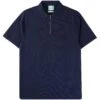 None Of The Above Zip Polo Shirt - Navy -Emporio Clothing Shop none of the above zip polo shirt navy p59087 867377 image