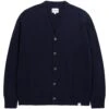 Norse Projects Adam Lambswool Cardigan - Dark Navy -Emporio Clothing Shop norse projects adam lambswool cardigan dark navy p59614 880344 image