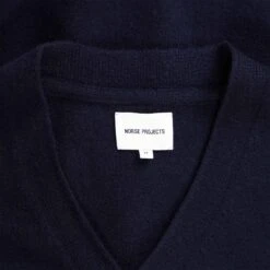 Norse Projects Adam Lambswool Cardigan - Dark Navy -Emporio Clothing Shop norse projects adam lambswool cardigan dark navy p59614 880349 image
