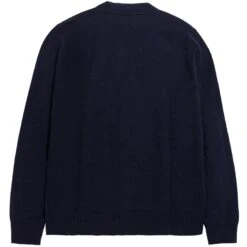 Norse Projects Adam Lambswool Cardigan - Dark Navy -Emporio Clothing Shop norse projects adam lambswool cardigan dark navy p59614 880359 image