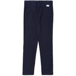 Norse Projects Aros Slim Light Stretch Trousers - Navy -Emporio Clothing Shop norse projects aros slim light stretch trousers navy p59608 880239 image