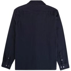 Norse Projects Carsten Organic Flannel Shirt - Dark Navy -Emporio Clothing Shop norse projects carsten organic flannel shirt dark navy p60474 890334 image