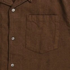 Norse Projects Carsten Organic Flannel Shirt - Rust Brown -Emporio Clothing Shop norse projects carsten organic flannel shirt rust brown p60475 890239 image