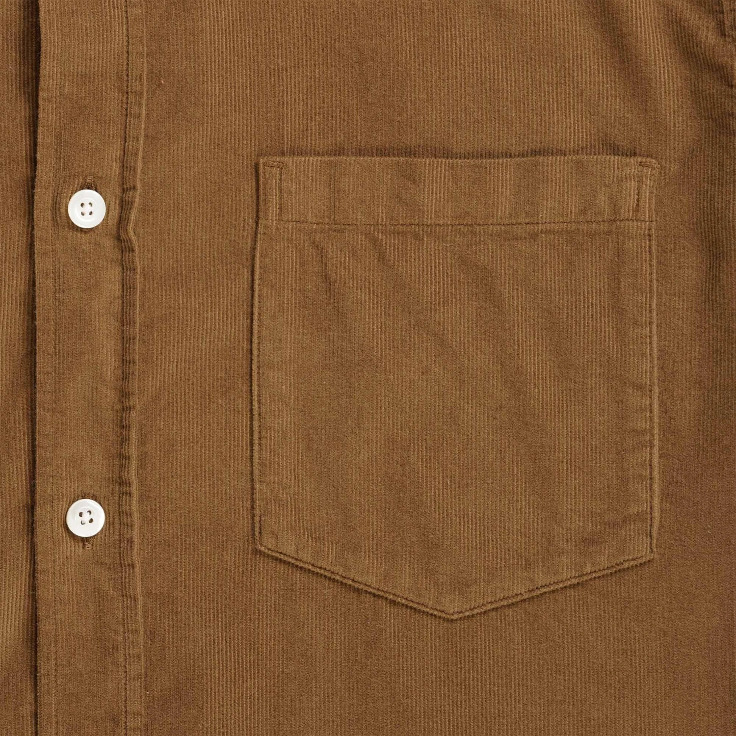 Norse Projects Osvald Corduroy Shirt - Camel 5 Norse Projects Osvald Corduroy Shirt - Camel - Image 3