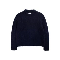Norse Projects Rasmus Flame Alpaca Sweater - Navy