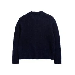 Norse Projects Rasmus Flame Alpaca Sweater - Navy -Emporio Clothing Shop norse projects rasmus flame alpaca sweater navy p60479 890264 image