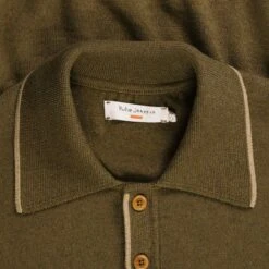 Nudie Jeans Frippe Polo Club Shirt - Olive 7 Nudie Jeans Frippe Polo Club Shirt - Olive -Emporio Clothing Shop nudie jeans frippe polo club shirt olive p59623 880588 image