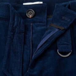 Oliver Spencer Belted Trousers - Whitton Cord Navy -Emporio Clothing Shop oliver spencer belted trousers whitton cord navy p60870 900529 image