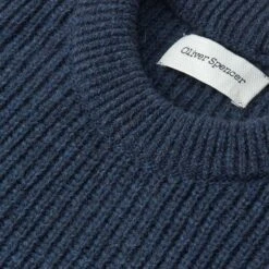 Oliver Spencer Blenheim Jumper - Birling Navy -Emporio Clothing Shop oliver spencer blenheim jumper birling navy p60866 900410 image