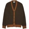 Oliver Spencer Caradale Cardigan - Benson Chocolate Brown -Emporio Clothing Shop oliver spencer caradale cardigan benson chocolate brown p60862 900365 image