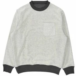 Oliver Spencer Reversible Sweatshirt - Ruddock Charcoal -Emporio Clothing Shop oliver spencer reversible sweatshirt ruddock charcoal p60867 900499 image