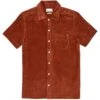 Oliver Spencer Riviera Short Sleeve Jersey Shirt - Burnt Orange -Emporio Clothing Shop oliver spencer riviera short sleeve jersey shirt burnt orange p58508 856813 image