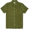 Oliver Spencer Riviera Short Sleeve Jersey Shirt - Sage Green -Emporio Clothing Shop oliver spencer riviera short sleeve jersey shirt sage green p58511 855950 image