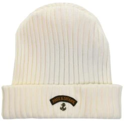 Paul And Shark Anchor Beanie - Cream