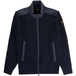 Paul And Shark Full Zip Sailor Cardigan - Navy