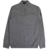 Paul And Shark Half Zip Jumper - Grey -Emporio Clothing Shop paul and shark yachting half zip jumper grey p59535 879192 image