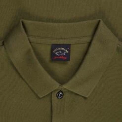 Paul And Shark Patch Logo Polo Shirt - Khaki -Emporio Clothing Shop paul and shark yachting patch logo polo shirt khaki p59451 875345 image
