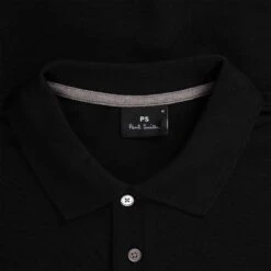 Paul Smith Cotton-Piqué Zebra Polo Shirt - Black -Emporio Clothing Shop paul smith cotton pique zebra polo shirt black p59289 874752 image