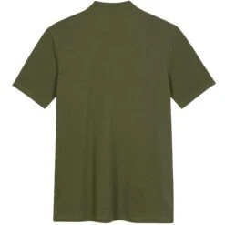 Paul Smith Cotton-Piqué Zebra Polo Shirt - Military Green -Emporio Clothing Shop paul smith cotton pique zebra polo shirt military green p59304 874782 image