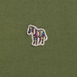 Paul Smith Long-Sleeve Zebra Logo Polo Shirt - Military Green 7 Paul Smith Long-Sleeve Zebra Logo Polo Shirt - Military Green -Emporio Clothing Shop paul smith long sleeve zebra logo polo shirt military green p59298 874522 image