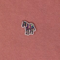 Paul Smith Short Sleeve Zebra Badge Polo Shirt - Brick Red -Emporio Clothing Shop paul smith short sleeve zebra badge polo shirt brick red p57376 829885 image