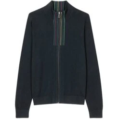 Paul Smith Sports Stripe Cardigan - Black