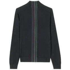 Paul Smith Sports Stripe Cardigan - Black -Emporio Clothing Shop paul smith sports stripe cardigan black p59620 880558 image