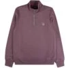 Paul Smith Zebra Logo Zip-Neck Sweatshirt - Light Purple -Emporio Clothing Shop paul smith zebra logo zip neck sweatshirt light purple p59303 874607 image