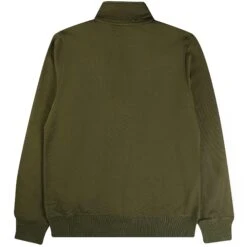 Paul Smith Zebra Logo Zip-Neck Sweatshirt - Military Green -Emporio Clothing Shop paul smith zebra logo zip neck sweatshirt military green p59296 874682 image