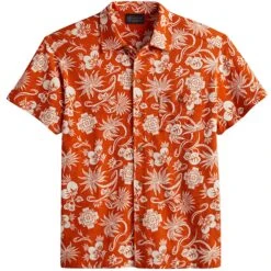 Pendleton Woolen Mills Short Sleeve Wayside Knit Shirt - Lava Red