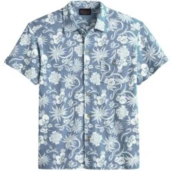Pendleton Woolen Mills Short Sleeve Wayside Knit Shirt - Surf Blue