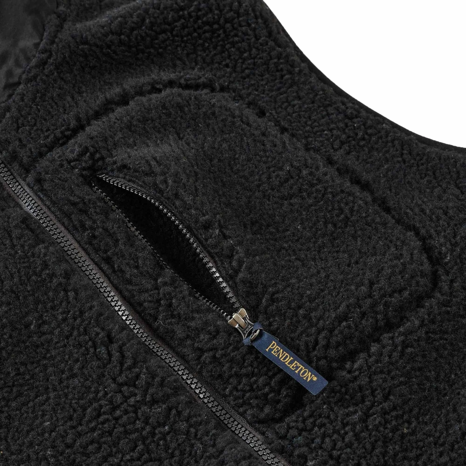 Pendleton Woolen Mills Unisex Boa Stand Vest - Black 5 Pendleton Woolen Mills Unisex Boa Stand Vest - Black - Image 3