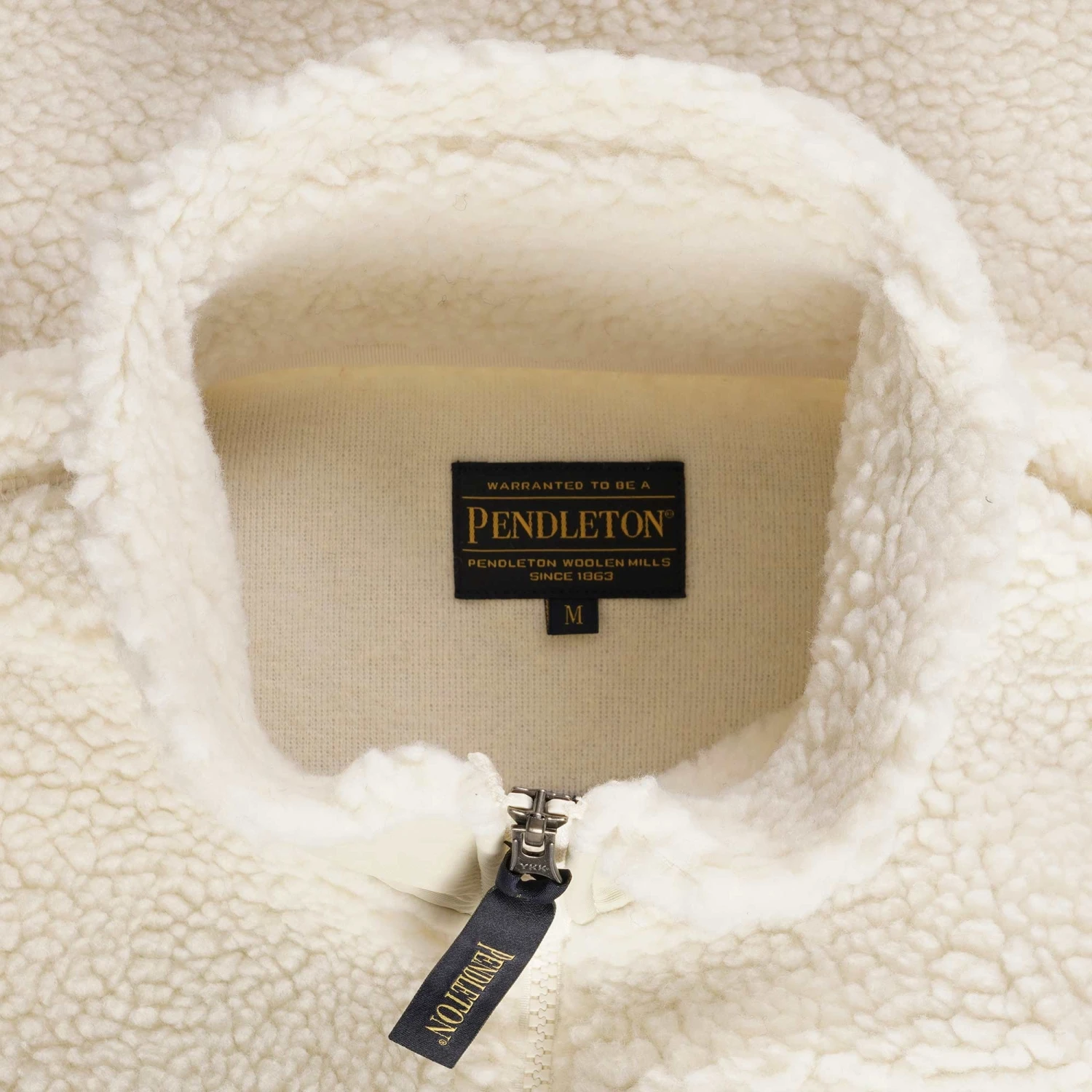 Pendleton Woolen Mills Unisex Boa Stand Vest - Ivory 4 Pendleton Woolen Mills Unisex Boa Stand Vest - Ivory - Image 2