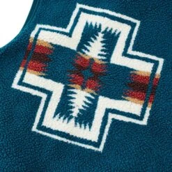 Pendleton Woolen Mills Unisex Boa Stand Vest - Turquoise Harding -Emporio Clothing Shop pendleton woolen mills unisex boa stand vest turquoise harding p61112 906788 image