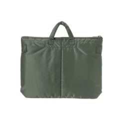 Porter-Yoshida & Co. Tanker Short Helmet Bag Large - Sage Green -Emporio Clothing Shop porter yoshida co tanker short helmet bag large sage green p58867 863605 image