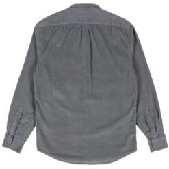 Portuguese Flannel Lobo Corduroy Shirt - Anthracite -Emporio Clothing Shop portuguese flannel lobo corduroy shirt anthracite p59739 884041 image