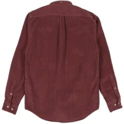 Portuguese Flannel Lobo Corduroy Shirt - Bordeaux -Emporio Clothing Shop portuguese flannel lobo corduroy shirt bordeaux p59737 884021 image