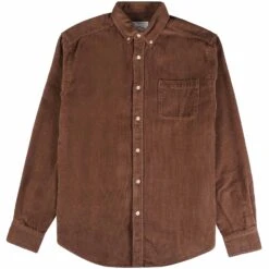 Portuguese Flannel Lobo Corduroy Shirt - Brown