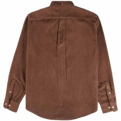 Portuguese Flannel Lobo Corduroy Shirt - Brown -Emporio Clothing Shop portuguese flannel lobo corduroy shirt brown p60316 890455 image